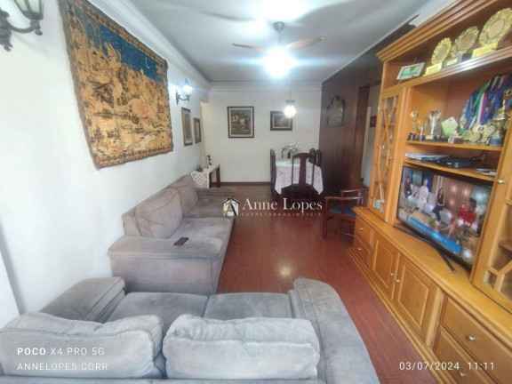 Apartamento com 3 Quartos à Venda, 110 m² em Pompéia - Santos