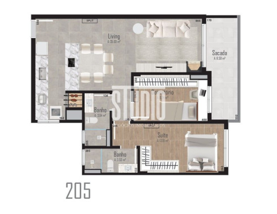 Imagem Apartamento com 2 Quartos à Venda, 88 m² em Centro - Carlos Barbosa Imagem Apartamento com 2 Quartos à Venda, 88 m² em Centro - Carlos Barbosa