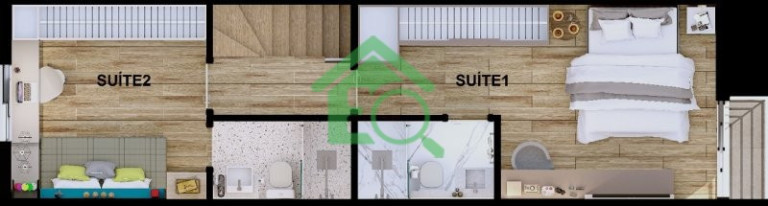 Imagem Casa de Condomínio com 2 Quartos à Venda, 78 m² em Vila Romano - São Paulo