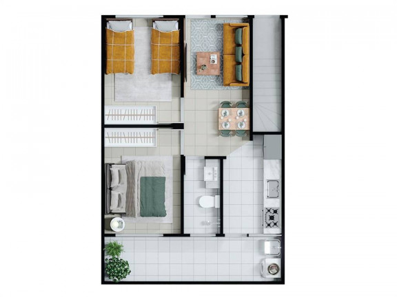 Imagem Casa com 2 Quartos à Venda, em Campo Da Aviacao - Praia Grande Imagem Casa com 2 Quartos à Venda, em Campo Da Aviacao - Praia Grande