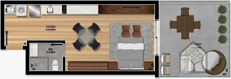 Imagem Imóvel com 1 Quarto à Venda, 35 m² em Centro - Florianópolis Imagem Imóvel com 1 Quarto à Venda, 35 m² em Centro - Florianópolis
