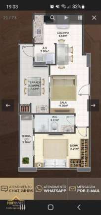 Imagem Imóvel com 1 Quarto à Venda, 50 m² em Caiçara - Praia Grande Imagem Imóvel com 1 Quarto à Venda, 50 m² em Caiçara - Praia Grande