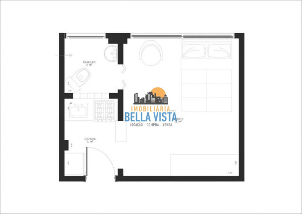 Imagem Apartamento com 1 Quarto à Venda, em Sé - São Paulo Imagem Apartamento com 1 Quarto à Venda, em Sé - São Paulo