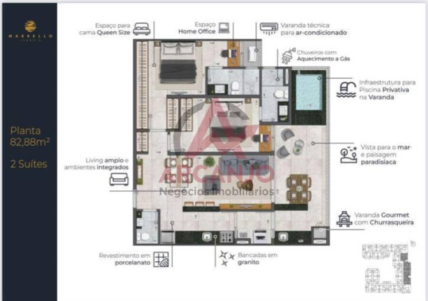 Imagem Apartamento com 2 Quartos à Venda, 75 m² em Praia Grande - Ubatuba Imagem Apartamento com 2 Quartos à Venda, 75 m² em Praia Grande - Ubatuba