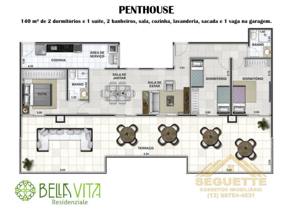 Imagem Apartamento com 2 Quartos à Venda,  em Centro - Bertioga