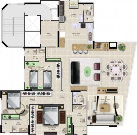 Imagem Imóvel com 3 Quartos à Venda, 155 m² em Centro - Balneário Camboriú Imagem Imóvel com 3 Quartos à Venda, 155 m² em Centro - Balneário Camboriú
