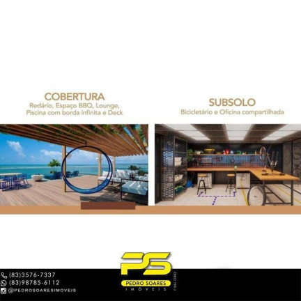 Apartamento com 1 Quarto à Venda, 30 m² em Jardim Oceania - João Pessoa