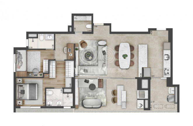 Imagem Apartamento com 3 Quartos à Venda, 110 m² em Campo Belo - São Paulo Imagem Apartamento com 3 Quartos à Venda, 110 m² em Campo Belo - São Paulo