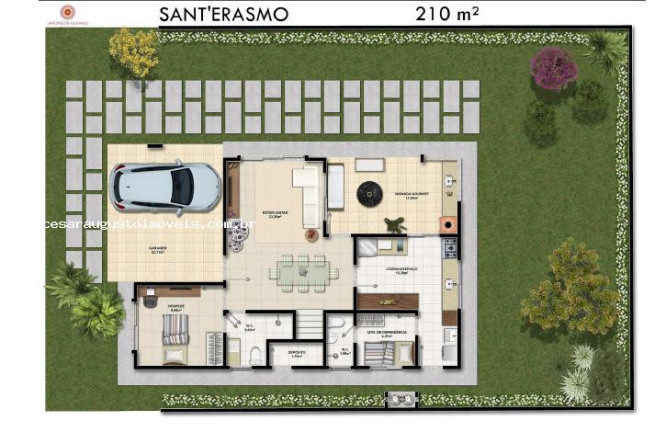 Imagem Casa com 3 Quartos à Venda, 158 m² em Centro - Eusébio Imagem Casa com 3 Quartos à Venda, 158 m² em Centro - Eusébio