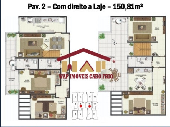Imagem Apartamento com 1 Quarto à Venda, em Palmeiras - Cabo Frio Imagem Apartamento com 1 Quarto à Venda, em Palmeiras - Cabo Frio