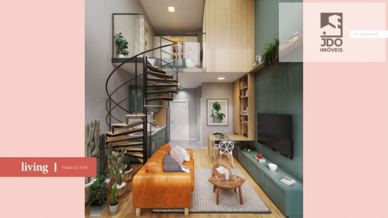 Imagem Apartamento com 1 Quarto à Venda, 38 m² em água Verde - Curitiba