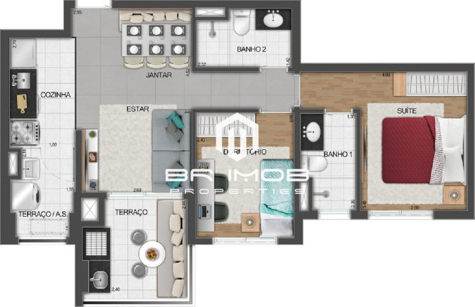 Imagem Imóvel com 2 Quartos à Venda, 62 m² em Perdizes - São Paulo Imagem Imóvel com 2 Quartos à Venda, 62 m² em Perdizes - São Paulo