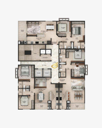 Imagem Apartamento com 1 Quarto à Venda, 6.865 m² em Gravatá - Navegantes Imagem Apartamento com 1 Quarto à Venda, 6.865 m² em Gravatá - Navegantes