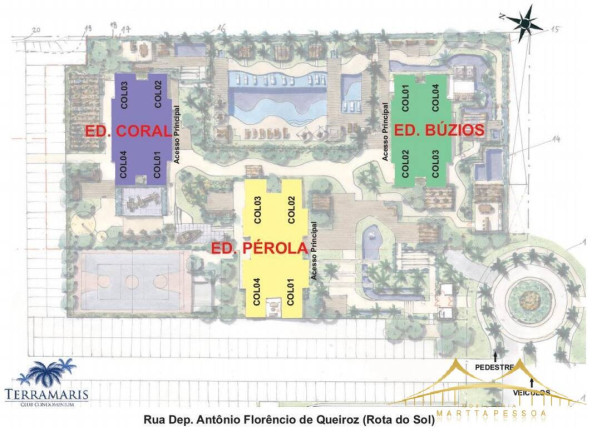 Apartamento com 3 Quartos à Venda, 79 m² em Ponta Negra - Natal
