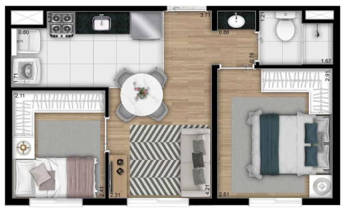 Imagem Imóvel com 2 Quartos à Venda, 32 m² em Vila Curuçá - São Paulo Imagem Imóvel com 2 Quartos à Venda, 32 m² em Vila Curuçá - São Paulo