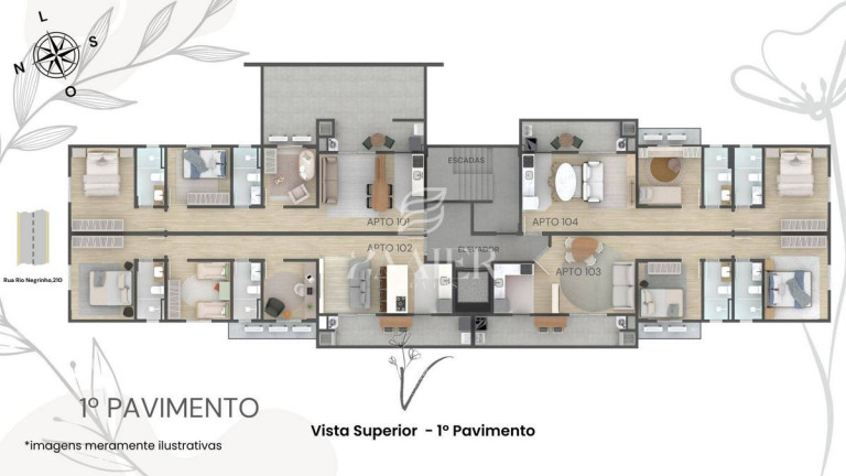 Imagem Apartamento com 3 Quartos à Venda, 83 m² em Saguaçu - Joinville Imagem Apartamento com 3 Quartos à Venda, 83 m² em Saguaçu - Joinville