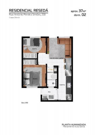 Imagem Apartamento com 2 Quartos à Venda, 40 m² em Vila Paranaguá - São Paulo Imagem Apartamento com 2 Quartos à Venda, 40 m² em Vila Paranaguá - São Paulo