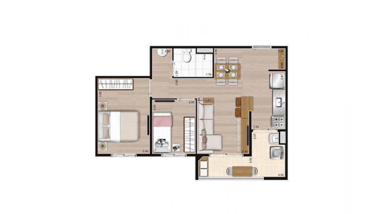Imagem Apartamento com 2 Quartos à Venda, 5 m² em Vila Das Bandeiras - Guarulhos