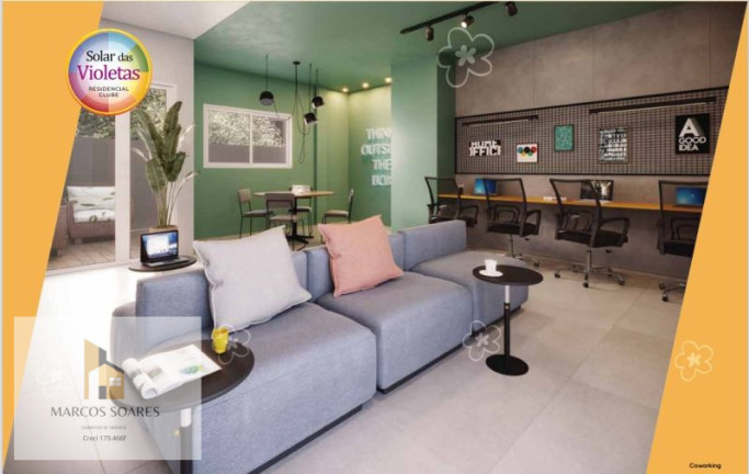 Imagem Apartamento com 2 Quartos à Venda, 36 m² em Santa Maria - Osasco