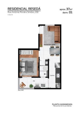 Imagem Apartamento com 2 Quartos à Venda,  em Vila Paranaguá - São Paulo