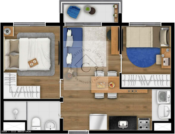 Imagem Apartamento com 2 Quartos à Venda,  em Barra Funda - São Paulo