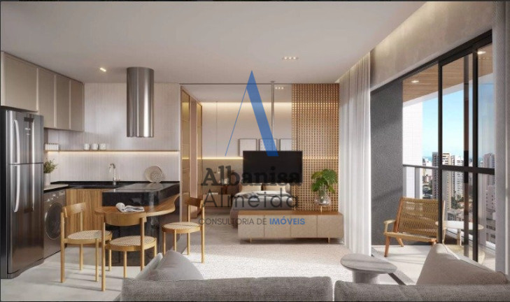 Imagem Apartamento com 1 Quarto à Venda, 28 m² em Aldeota - Fortaleza