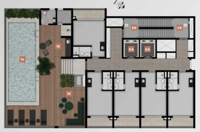 Imagem Studio com 1 Quarto à Venda, 27 m² em Santo Amaro - São Paulo
