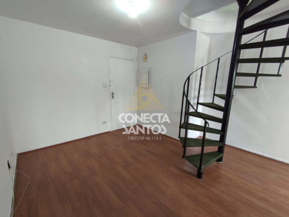 Imagem Apartamento com 1 Quarto para Alugar, 60 m² em Centro - São Vicente Imagem Apartamento com 1 Quarto para Alugar, 60 m² em Centro - São Vicente