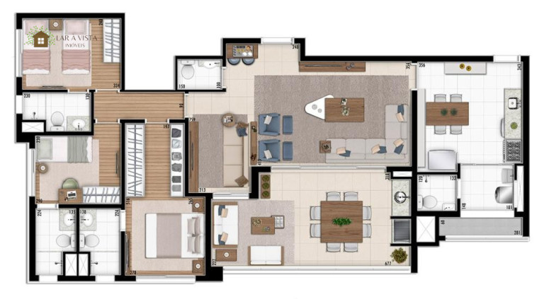 Imagem Apartamento com 3 Quartos à Venda, 125 m² em Vila Mascote - São Paulo