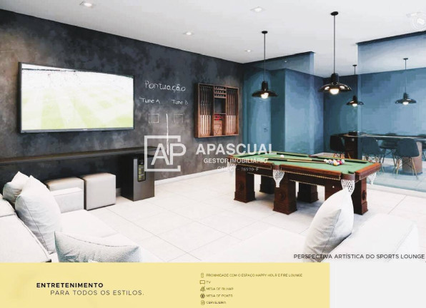 Apartamento com 1 Quarto à Venda, 33 m² em Jardim Esplanada - São José Dos Campos