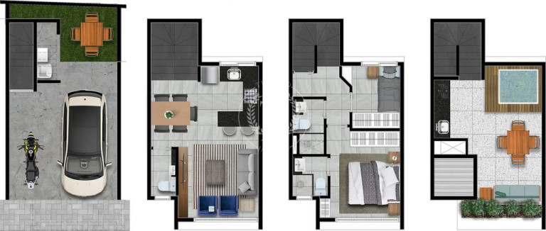 Imagem Casa de Condomínio com 3 Quartos à Venda, 168 m² em São Paulo Imagem Casa de Condomínio com 3 Quartos à Venda, 168 m² em São Paulo