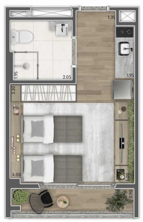 Imagem Kitnet com 1 Quarto à Venda, 24 m² em Vila Mariana - São Paulo Imagem Kitnet com 1 Quarto à Venda, 24 m² em Vila Mariana - São Paulo
