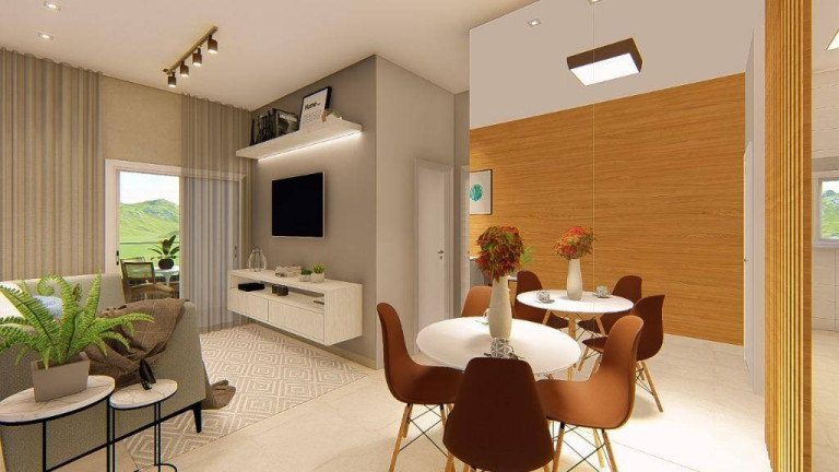 Imagem Apartamento com 2 Quartos à Venda, 60 m² em Guilhermina - Praia Grande