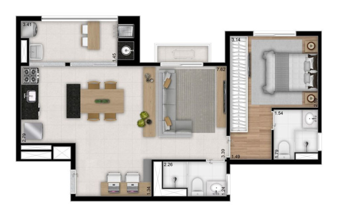 Imagem Studio com 1 Quarto à Venda, 22 m² em Perdizes - São Paulo