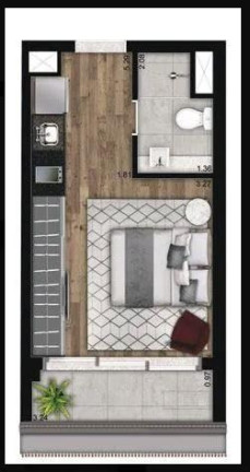 Imagem Imóvel com 1 Quarto à Venda, 23 m² em Cerqueira César - São Paulo Imagem Imóvel com 1 Quarto à Venda, 23 m² em Cerqueira César - São Paulo