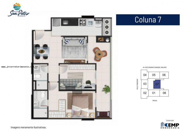 Imagem Imóvel com 3 Quartos à Venda, 80 m² em Praia Itaparica - Vila Velha