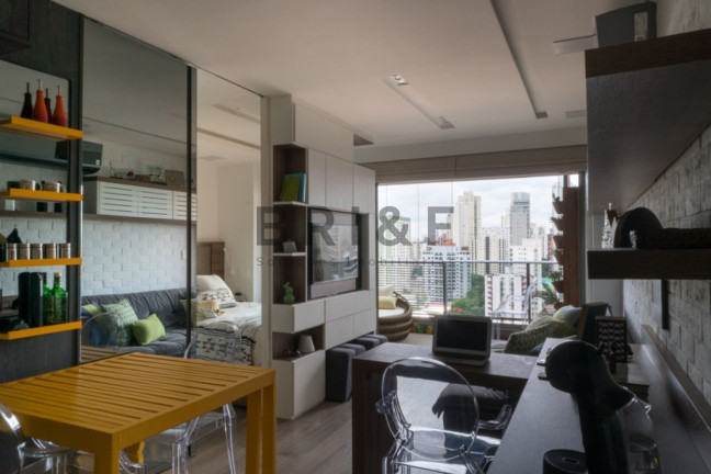 Imagem Apartamento com 1 Quarto para Alugar, 41 m² em Brooklin - São Paulo Imagem Apartamento com 1 Quarto para Alugar, 41 m² em Brooklin - São Paulo