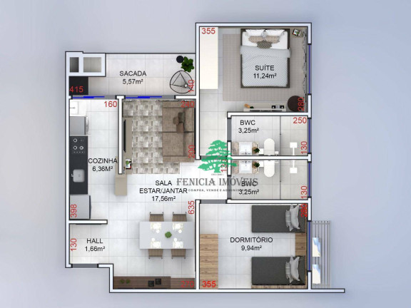 Imagem Apartamento com 2 Quartos à Venda, 66 m² em Jardim Lancaster V - Foz Do Iguaçu Imagem Apartamento com 2 Quartos à Venda, 66 m² em Jardim Lancaster V - Foz Do Iguaçu