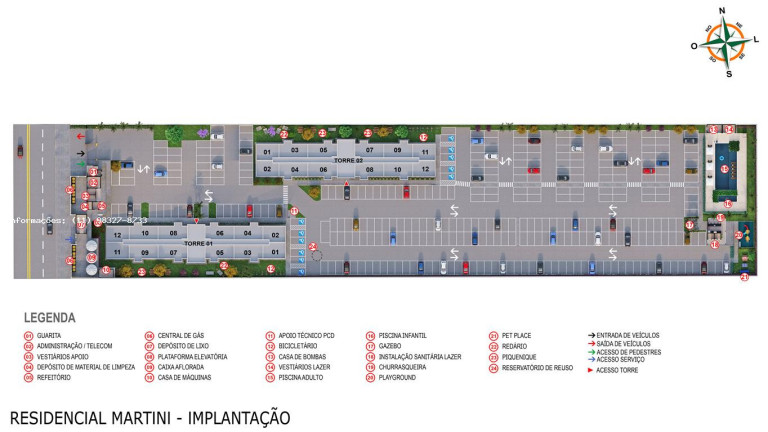 Imagem Apartamento com 2 Quartos à Venda, 44 m² em Parque Industrial - Maringá