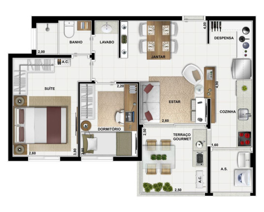 Imagem Apartamento com 1 Quarto à Venda, 38 m² em Morumbi - São Paulo Imagem Apartamento com 1 Quarto à Venda, 38 m² em Morumbi - São Paulo