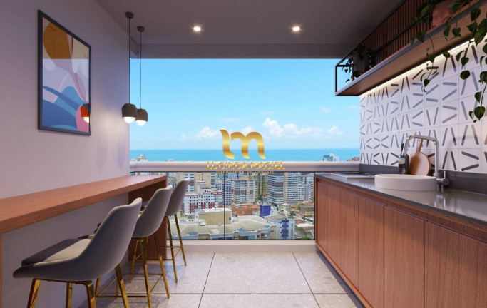 Imagem Apartamento com 2 Quartos à Venda, 67 m² em Guilhermina - Praia Grande