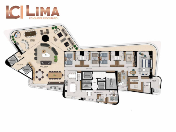 Imagem Apartamento com 4 Quartos à Venda, 604 m² em Mucuripe - Fortaleza