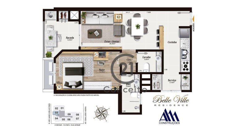Imagem Apartamento com 1 Quarto à Venda, 66 m² em Campinas - São José Imagem Apartamento com 1 Quarto à Venda, 66 m² em Campinas - São José