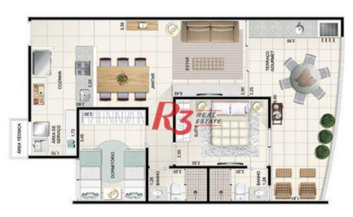 Imagem Apartamento com 2 Quartos à Venda, 86 m² em Boqueirão - Praia Grande Imagem Apartamento com 2 Quartos à Venda, 86 m² em Boqueirão - Praia Grande