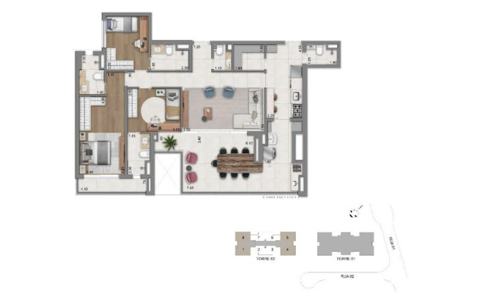 Imagem Imóvel com 2 Quartos à Venda, 94 m² em Brooklin - São Paulo Imagem Imóvel com 2 Quartos à Venda, 94 m² em Brooklin - São Paulo