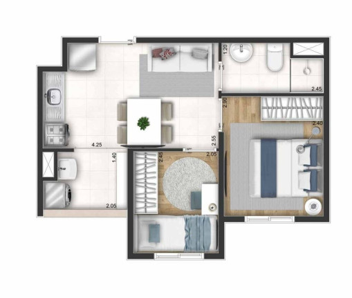 Imagem Apartamento com 1 Quarto à Venda, 34 m² em Jardim Taquaral - São Paulo Imagem Apartamento com 1 Quarto à Venda, 34 m² em Jardim Taquaral - São Paulo