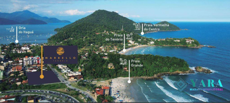 Apartamento com 2 Quartos à Venda, 70 m² em Tenorio - Ubatuba