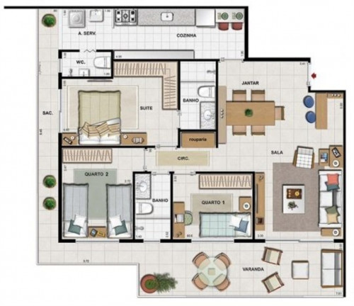 Imagem Imóvel com 3 Quartos à Venda, 140 m² em Recreio Dos Bandeirantes - Rio De Janeiro