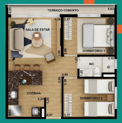 Imagem Studio com 1 Quarto à Venda, 31 m² em Campo Belo - São Paulo Imagem Studio com 1 Quarto à Venda, 31 m² em Campo Belo - São Paulo