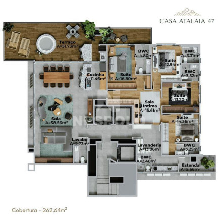 Imagem Apartamento à Venda, 262 m² em Fazenda - Itajai